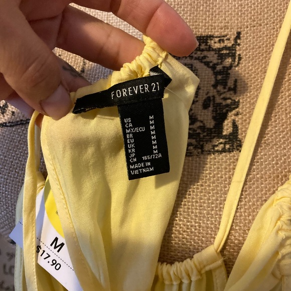 Forever 21 Yellow Sleeveless Jumpsuit - Picture 4 of 6